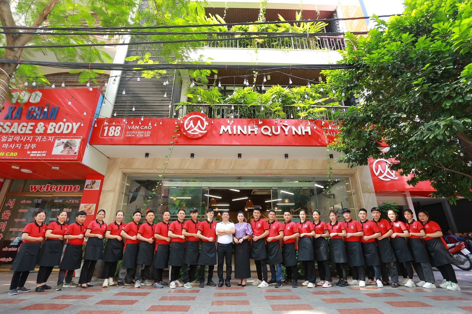 Đội ngũ nhân viên nhiệt tình, tận tâm của Minh Quỳnh