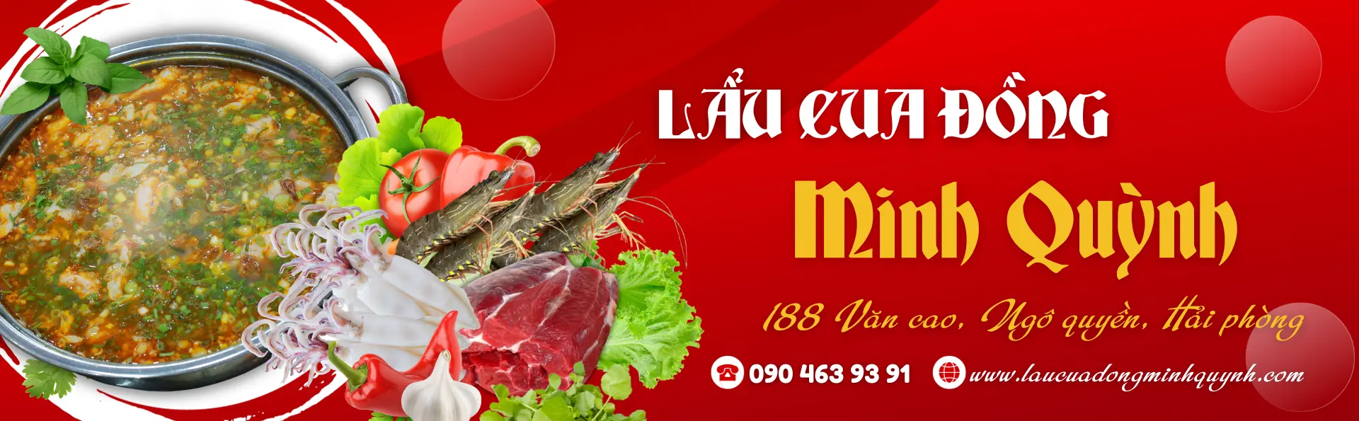 Lẩu cua đồng Minh Quỳnh