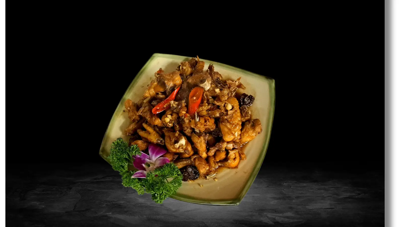 Gà chiên mắm