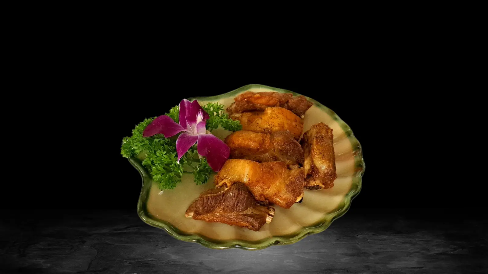 Sườn rán